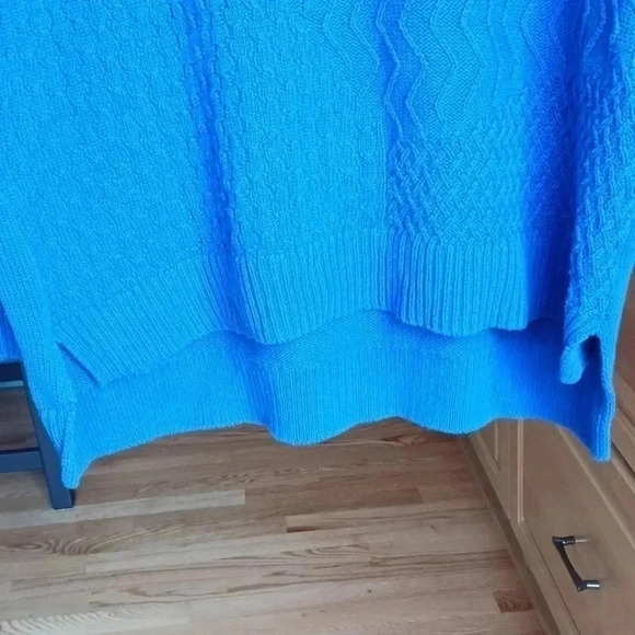 Christopher and Banks Cobalt blue  novelty knit sweater sz XL - Picture 2 of 7